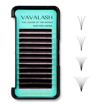 Suprimentos de extensão de cílios VAVALASH Easy Fan D Curl 0.07