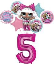 Suprimentos de festa Anagram LOL Surprise 5th Birthday Balloon