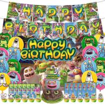 Suprimentos de festa Festa de aniversário com tema Kocobilili Monster