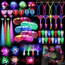 Suprimentos de festa Glow in the Dark FUSPEAO 73 unidades para crianças/adultos