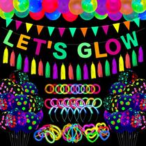 Suprimentos de festa Glow Sticks Party Pack Glow Themed Party