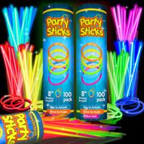 Suprimentos de festa Glow Sticks PartySticks, pacote com 200 cm Suprimentos de festa Glow Sticks PartySticks, pacote com 200 cm