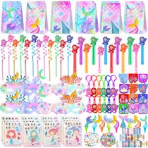 Suprimentos de festa Rinfoeti Mermaid 320 unidades para 12 convidados