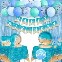 Suprimentos de festa: tema da praia de Maudundon para 25 convidados