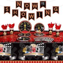 Suprimentos de festa Tiamon, 171 unidades, Movie Night, serve 24