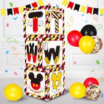 Suprimentos de festa TONIFUL Mouse 2nd B-Day Vermelho Amarelo Preto Suprimentos de festa TONIFUL Mouse 2nd B-Day Vermelho Amarelo Preto