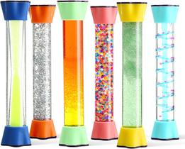 Suprimentos especiais de brinquedos Liquid Motion Bubbler Cool Tubes, pacote com 6