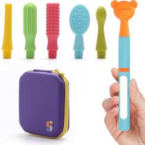 Suprimentos especiais do kit de estimulação oral Buzz Buddy com 6 cabeças