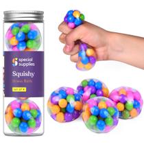 Suprimentos especiais Stress Ball Squishy Colorful (pacote com 4)