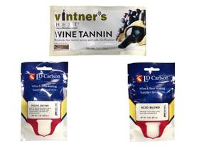 Suprimentos para Cerveja Artesanal: Tanino para Vinho, Enzima Pectina e Mistura Ácida