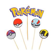 Suprimentos Para Decoração De Bolo Pokémon 13 Peças, Suprimentos Para Festa Pikachu, Presente Para