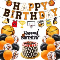 Suprimentos para decoração de festa - Tema de basquete - Meninos Suprimentos para decoração de festa - Tema de basquete - Meninos