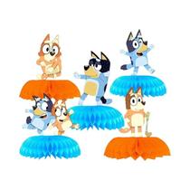 Suprimentos Para Festa De Aniversário Bluey Tema De Cão Cartoon Papel Toalha Prato Copo Adesivo