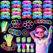 Suprimentos para Festa OLUPP - 325 Unidades com 300 Glow Sticks