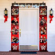 Suprimentos para festas ARHAVI Wresting Birthday Porch Sign x2