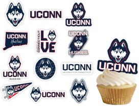Suprimentos para festas Cupcake Topper UConn University (24 peças) Suprimentos para festas Cupcake Topper UConn University (24 peças)