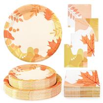 Suprimentos para festas de Ação de Graças Homlouue 200 unidades para 50 convidados