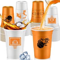 Suprimentos para festas de basquete Norme, 48 unidades, copo descartável de 473 ml
