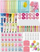 Suprimentos para festas de spa Jutqut 120 unidades para meninas com máscaras faciais