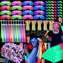 Suprimentos para festas HONLYNE 302 PCS Glow in the Dark com LED Suprimentos para festas HONLYNE 302 PCS Glow in the Dark com LED