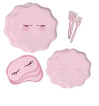 Suprimentos para festas Modern Whimsy Spa Party Girls (serve 16 pessoas)