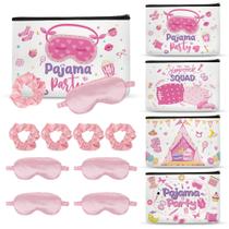 Suprimentos para festas Sleepover Papiailove para meninas com máscaras para os olhos Suprimentos para festas Sleepover Papiailove para meninas com máscaras para os olhos
