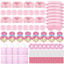 Suprimentos para festas Spa Sleepover EYNDYN para meninas com adesivos de bricolage
