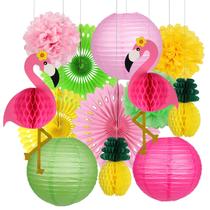 Suprimentos para festas YUNXUAN Flamingo & Pineapple Honeycomb Ball Suprimentos para festas YUNXUAN Flamingo & Pineapple Honeycomb Ball