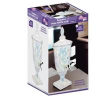 Suqueira 2 L Vidro Cristal Diamante Com Torneira Plástico Suqueira 2 L Vidro Cristal Diamante Com Torneira Plástico
