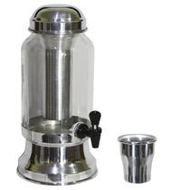 Suqueira Barrica Vidro 3,2 Lt Porta Gelo e Copo- Polida Suqueira Barrica Vidro 3,2 Lt Porta Gelo e Copo- Polida