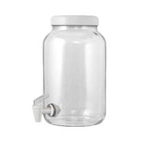 Suqueira Barrica Vidro Multiuso 3,2L Tampa Color Branco