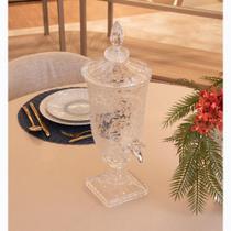 Suqueira com Pé e Tampa Wolff Daisy 2L Cristal Suqueira com Pé e Tampa Wolff Daisy 2L Cristal