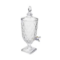 Suqueira cristal 3 lts dispenser de vidro bebidas casamento