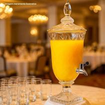 Suqueira De Cristal Transparente Diamond 2l Jarra Dispenser Transparente