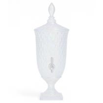 Suqueira de Vidro 2 Litros com Dispenser Diamond Transparente / Fume / Ambar Luxo