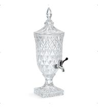 Suqueira De Vidro 2 Litros Diamante Cristal Torneira Luxo Transparente