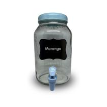Suqueira de vidro capacidade de 3 litros cor azul bebê Suqueira de vidro capacidade de 3 litros cor azul bebê