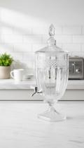 Suqueira de Vidro Cristal 3 Litros com Torneira Suqueira de Vidro Cristal 3 Litros com Torneira
