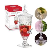 Suqueira De Vidro Queen 1,8l Com Torneira Base Hauskraft
