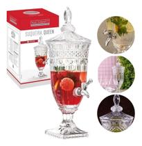 Suqueira De Vidro Queen 1,8l Com Torneira Base Hauskraft