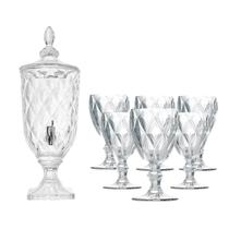 Suqueira Dispensar 5l E Taças Diamont 320ml - 123útil