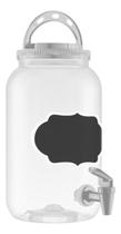 Suqueira Pote De Plástico Com Torneira 3600 Ml Com Lousa Bca Suqueira Pote De Plástico Com Torneira 3600 Ml Com Lousa Bca