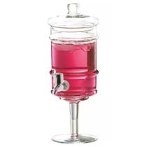 Suqueira Vidro 2 L com Torneira e Pé Incolor Luvidarte Suqueira Vidro 2 L com Torneira e Pé Incolor Luvidarte