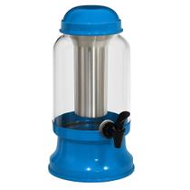 Suqueira Vidro 3,2L com Compartimento Gelo Azul Pig