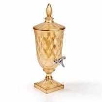 Suqueira Vidro Âmbar 5 Litros: Elegância e Resistência com Torneira para Eventos Suqueira Vidro Âmbar 5 Litros: Elegância e Resistência com Torneira para Eventos