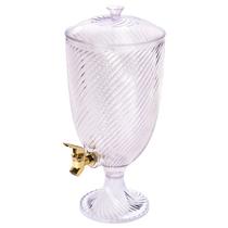 Suqueiras Luxo 4,8L Acrílico Cristal Com Torneira Plasutil Suqueiras Luxo 4,8L Acrílico Cristal Com Torneira Plasutil