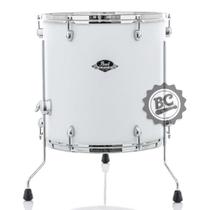 Surdo Avulso 14 Pearl Export EXX Satin White 14x14 com 3 pés inclusos