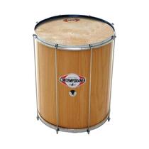 Surdo Contemporanea 168C de 18 Madeira pele em Couro