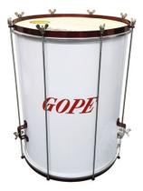 Surdo Gope 18 X 60cm Branco Em Alumínio Bme6018 C/ Tripe