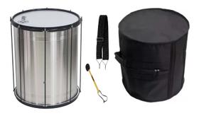 Surdo Surdão 60 x 18 Chapa Escovada 8 Afin Com Capa e Aces